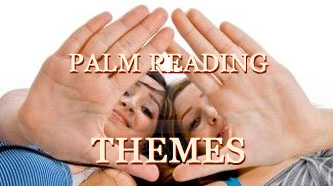 Palm reading hands.